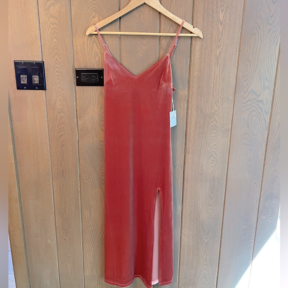 Velour Midi Dress